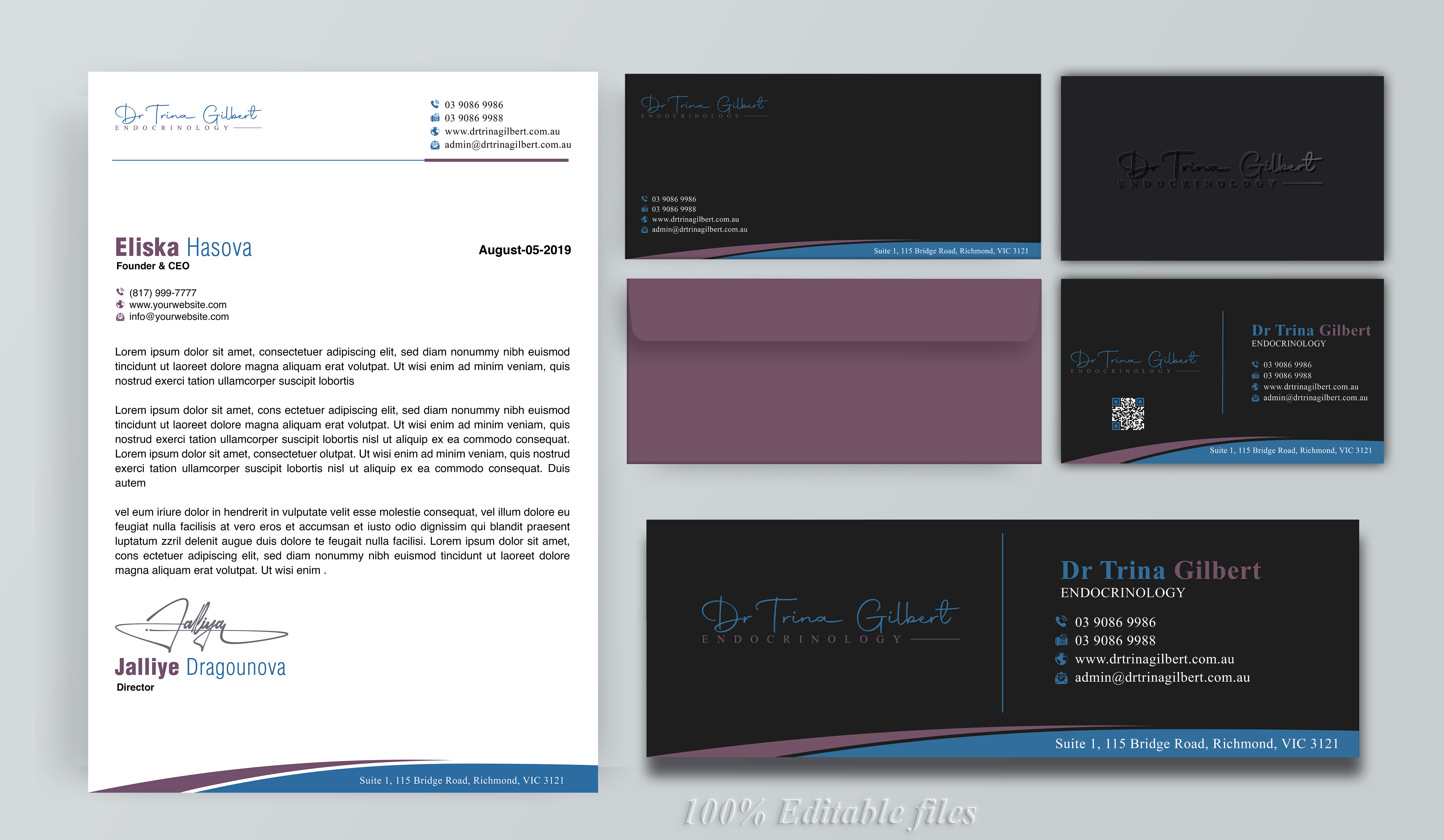 Stationery Design by DesignerShahadat for this project | Design #37234841