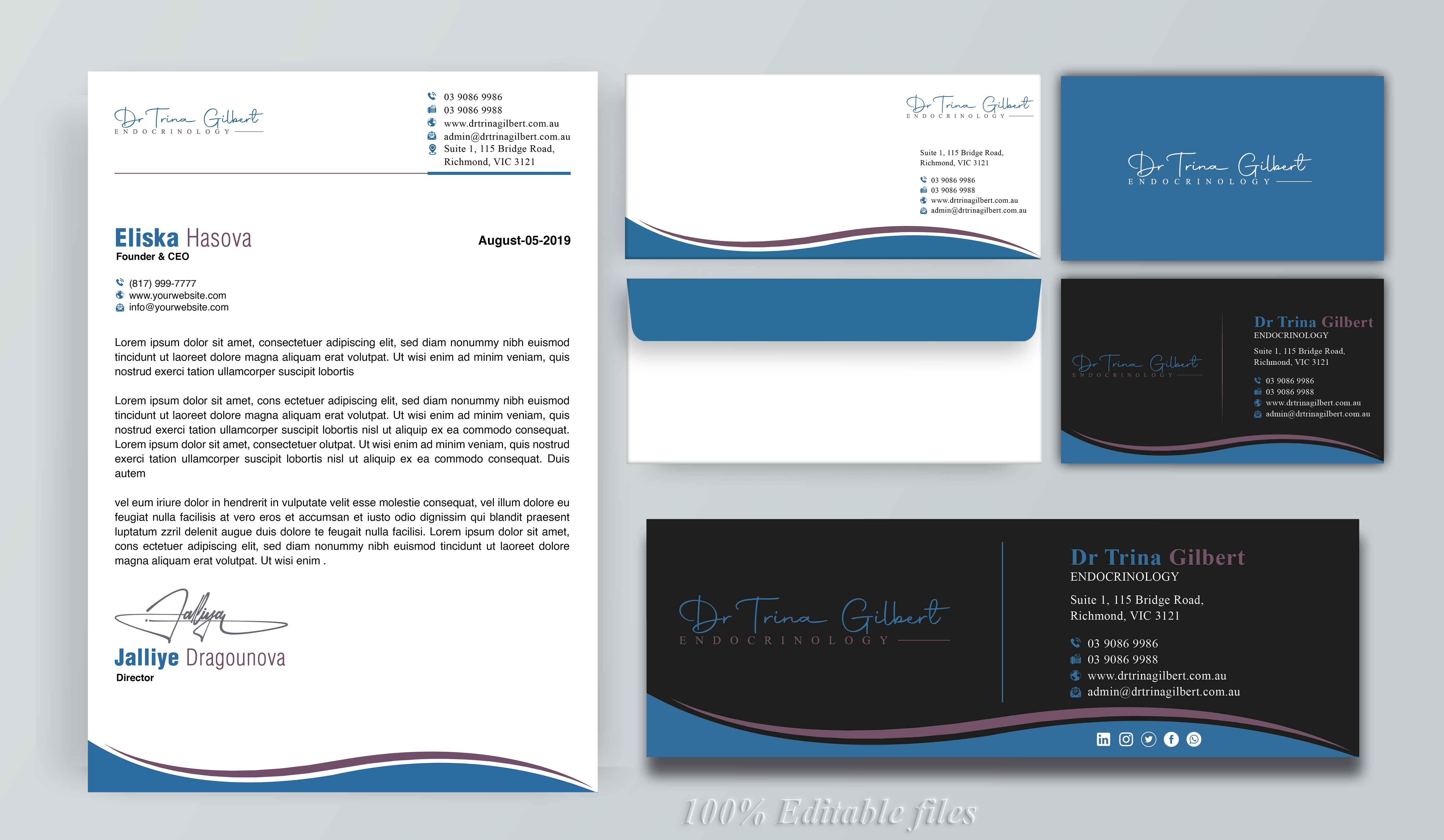 Stationery Design by DesignerShahadat for this project | Design #37236915