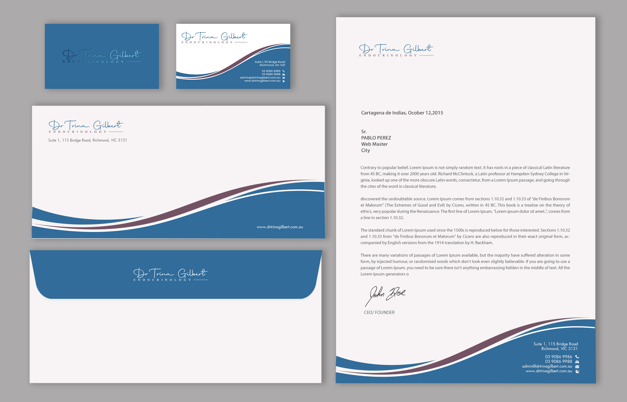 Stationery Design by chandrayaan.creative for this project | Design #37248455