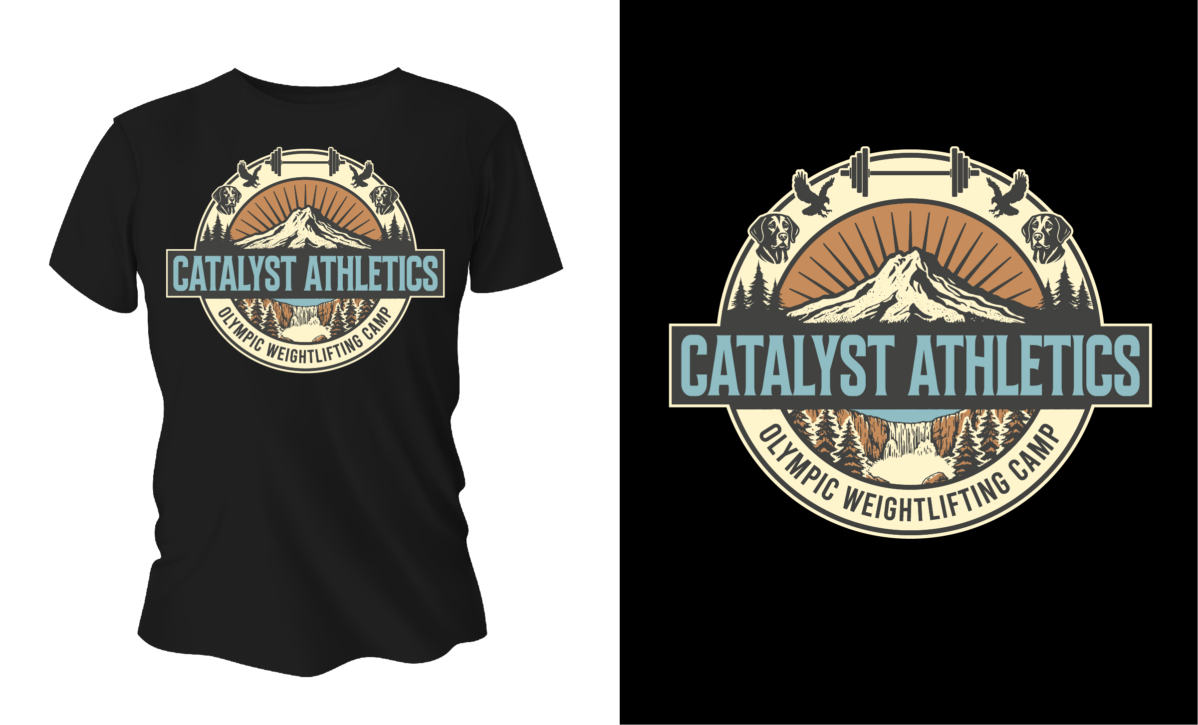T-shirt Design by John Mark Arts for Catalyst Athletics | Design #37233816