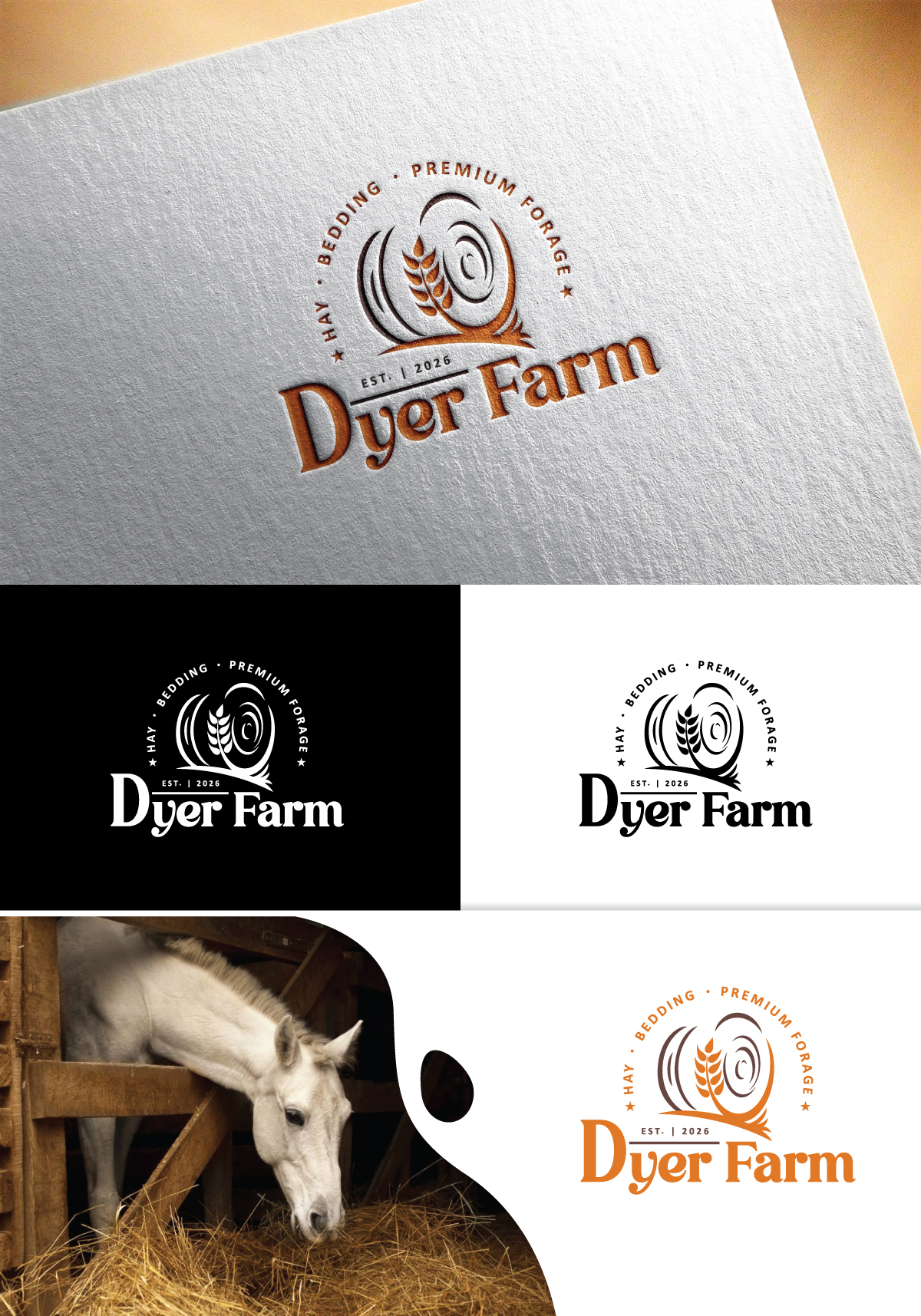 Logo Design by Logo Stock for Dyer Farm | Design #37235362