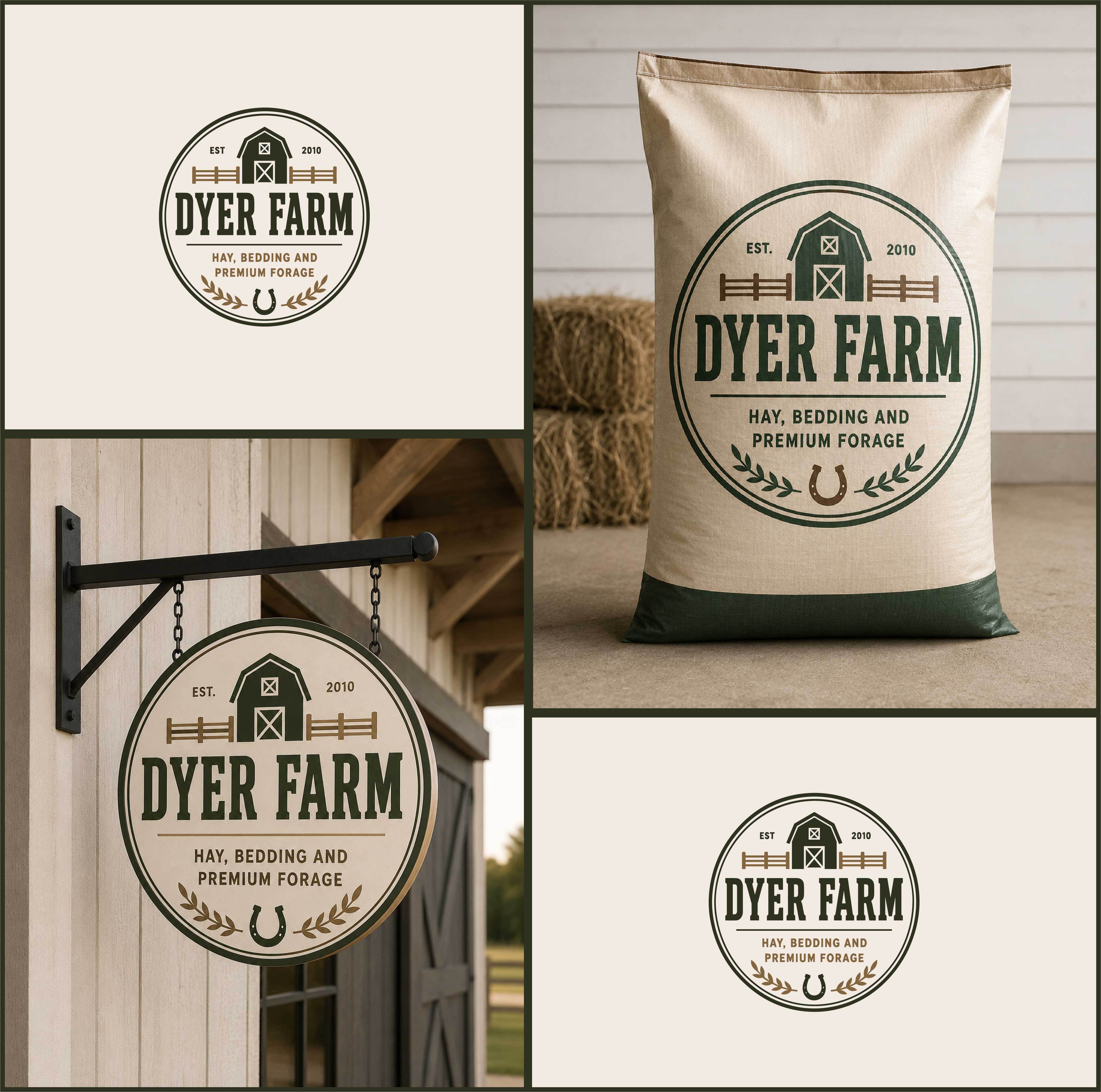 Logo Design by Ha.Connick for Dyer Farm | Design #37238112