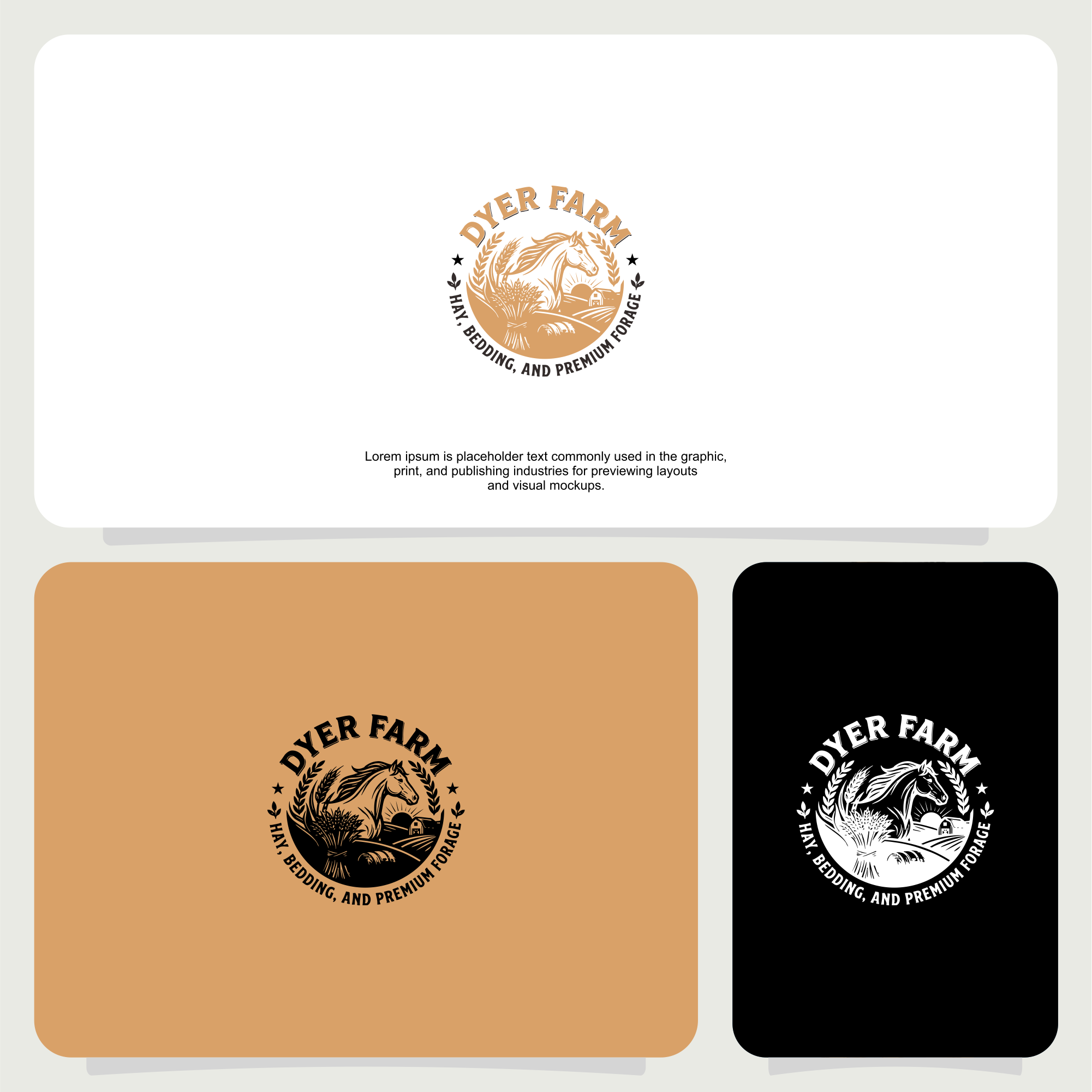 Logo Design by edmore for Dyer Farm | Design #37258073