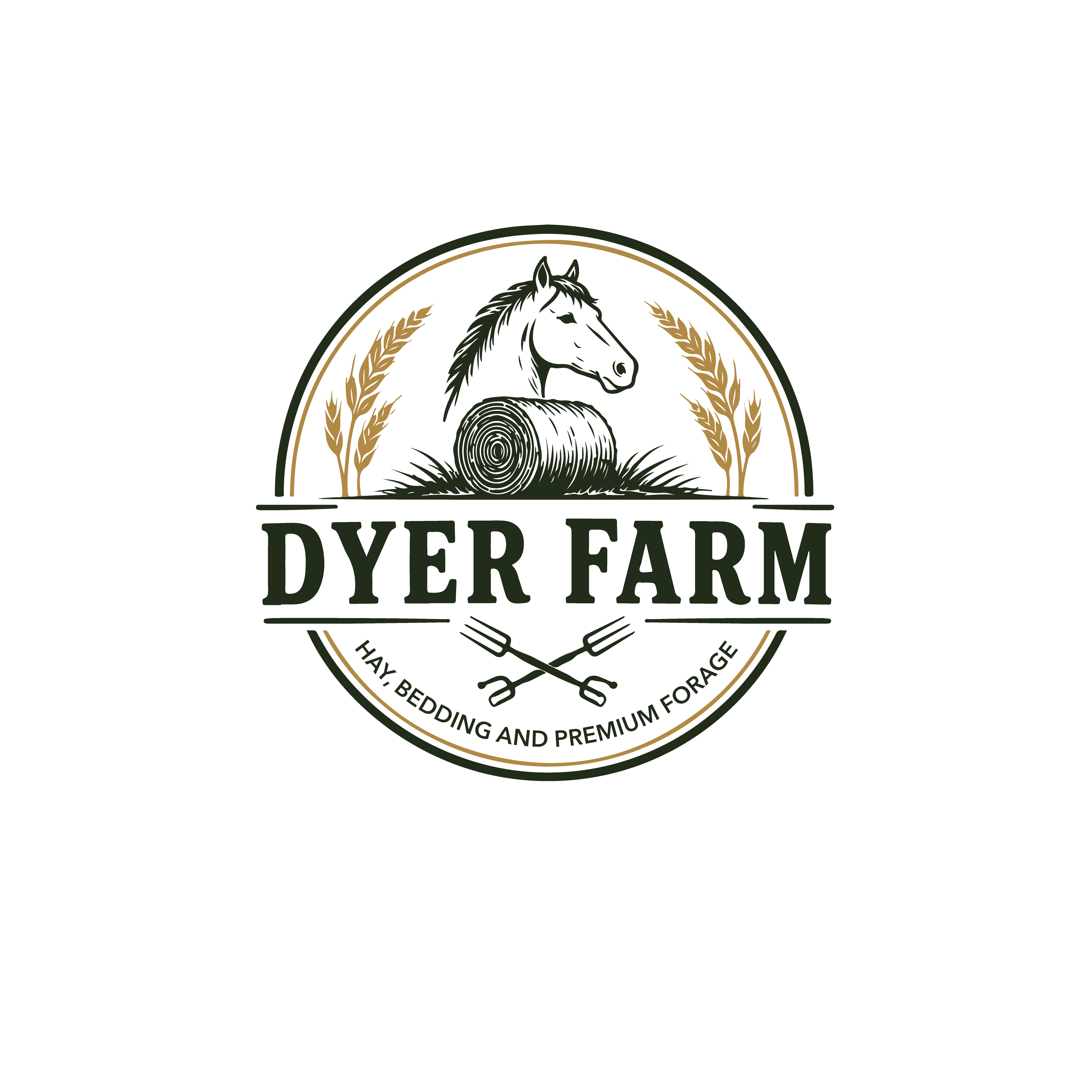 Logo-Design von Casey Kelechi für Dyer Farm | Design #37237396