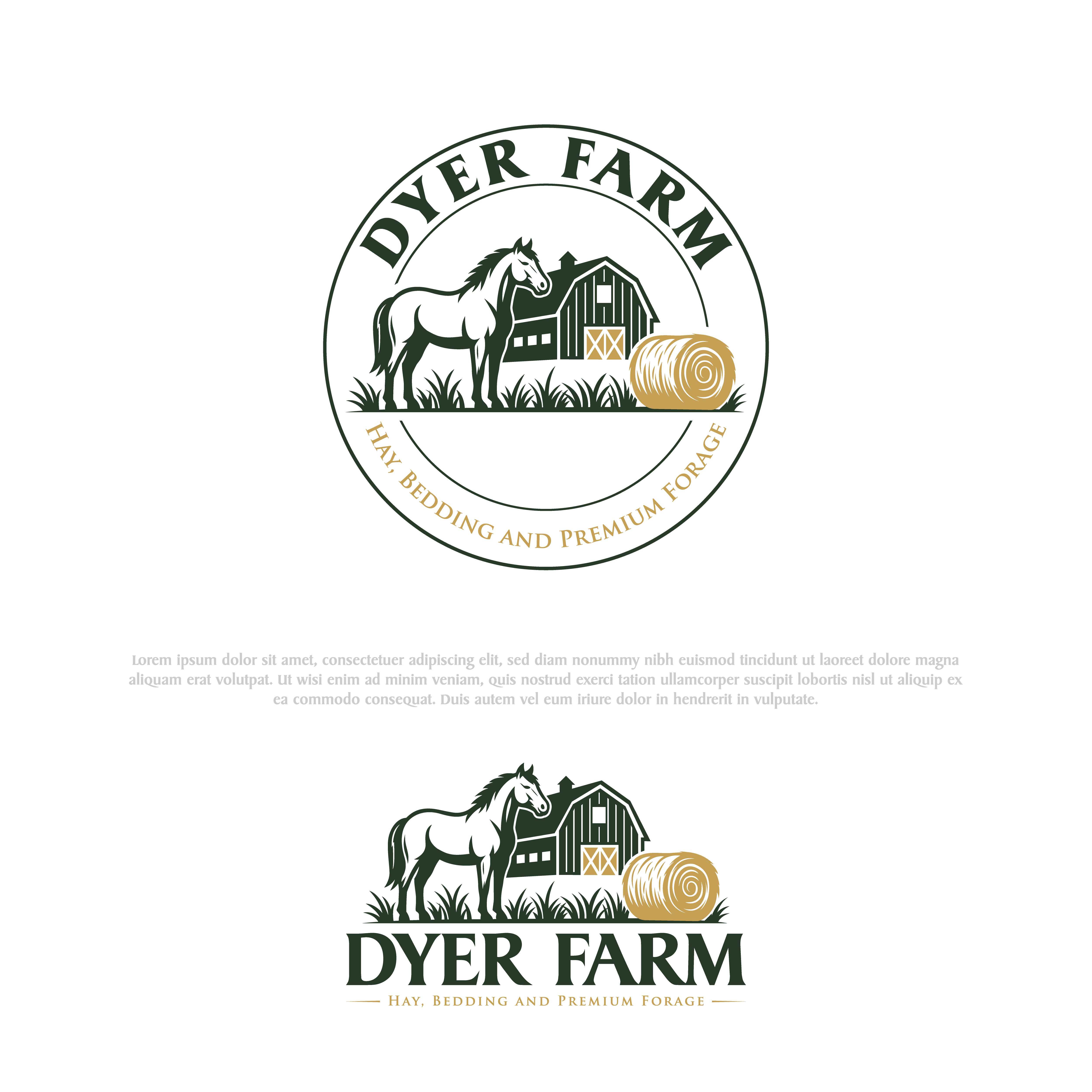 Logo-Design von InkPilot_Studio™ für Dyer Farm | Design #37256518