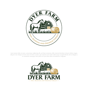 Logo-Design von InkPilot_Studio™ für Dyer Farm | Design: #37256518