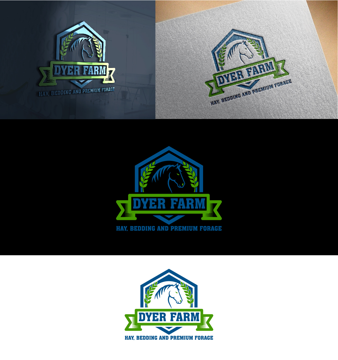 Logo Design by LogoLogic98 for Dyer Farm | Design #37237404