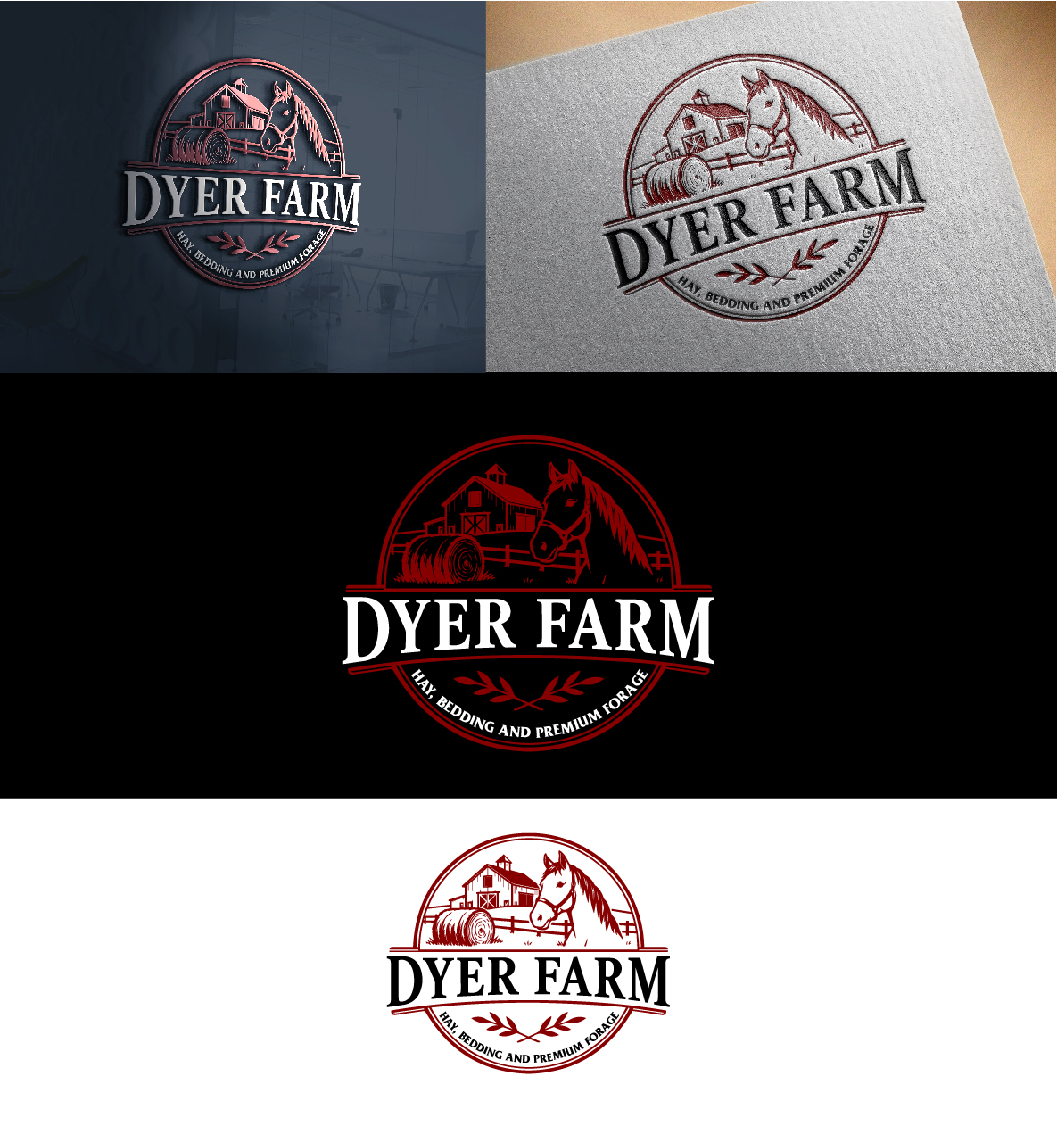 Logo Design by LogoLogic98 for Dyer Farm | Design #37237414