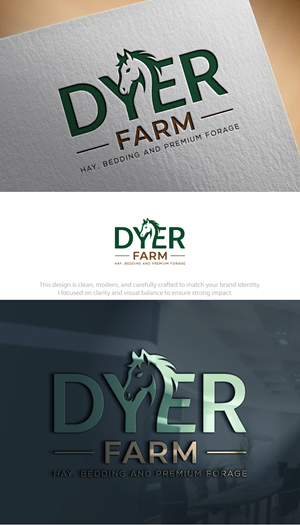 Logo Design by Hamza  Al-Muttalib for Dyer Farm | Design: #37234823