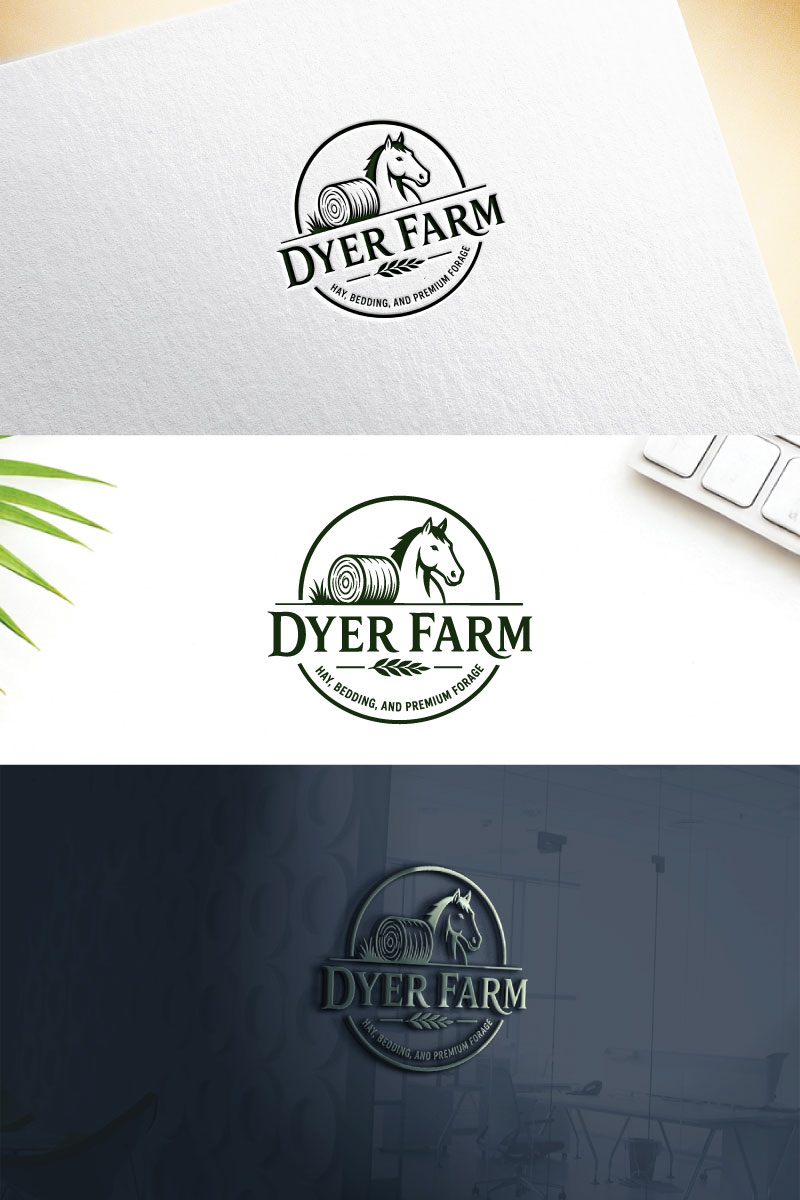 Logo Design by Hamza  Al-Muttalib for Dyer Farm | Design #37236127