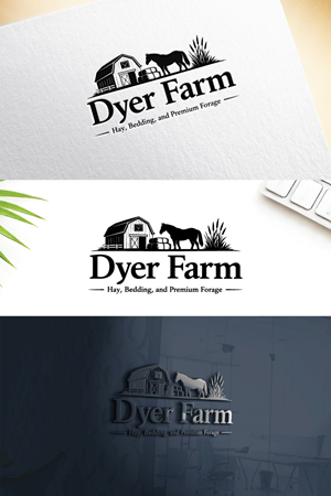 Logo Design by Hamza  Al-Muttalib for Dyer Farm | Design: #37236128