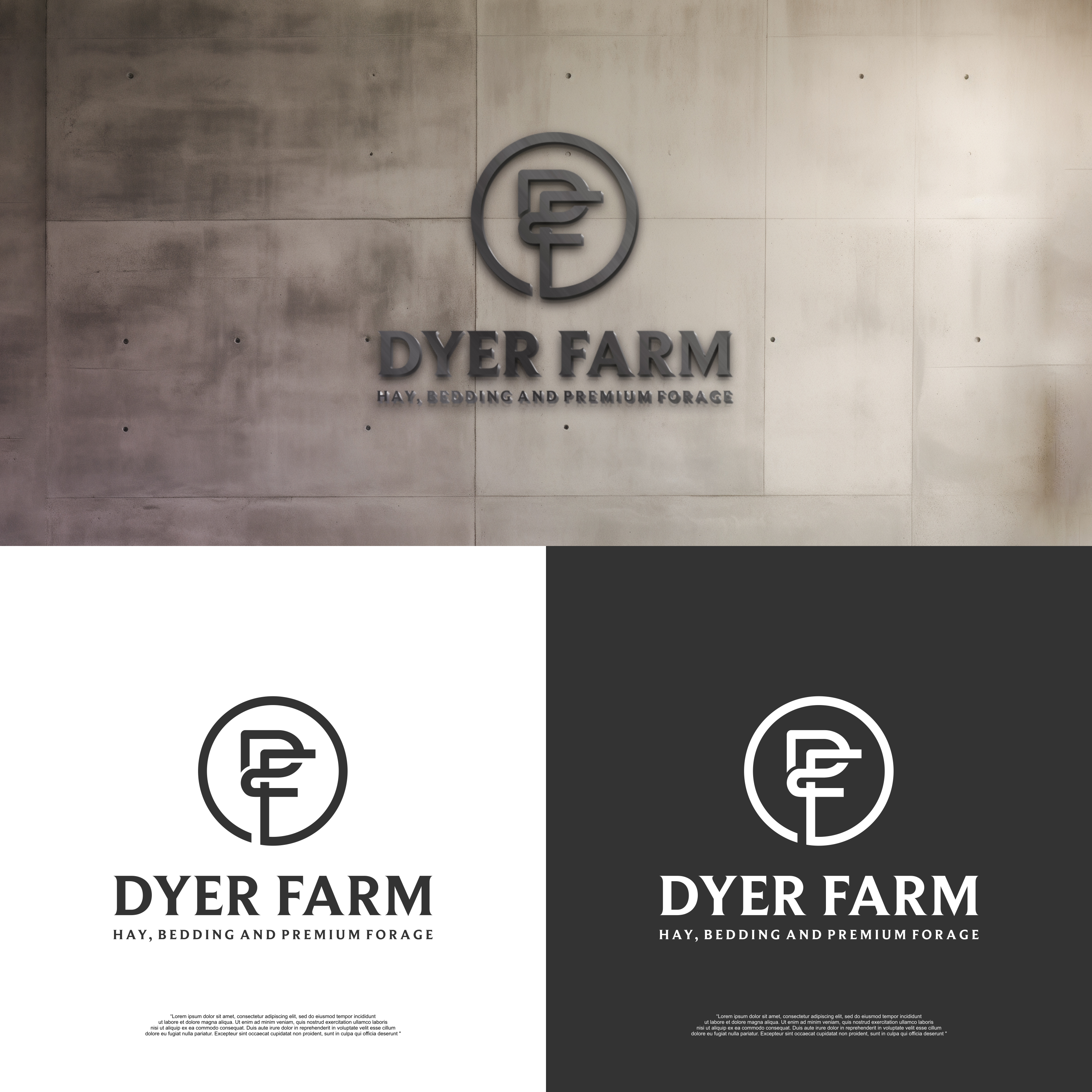 Logo Design by izdihaar studio for Dyer Farm | Design #37234825