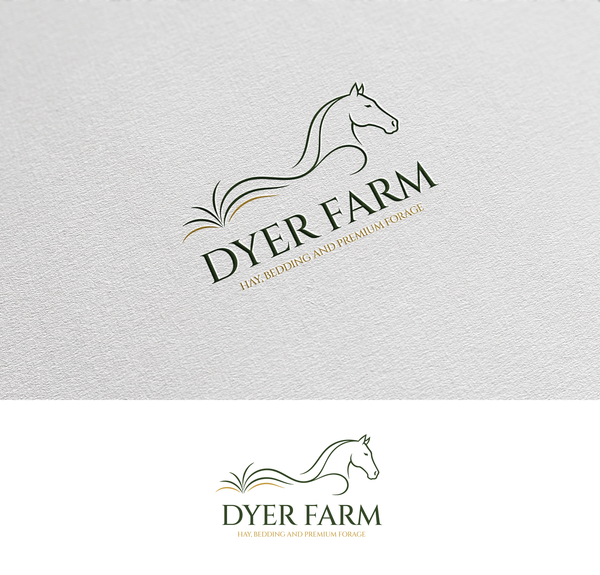 Logo Design by Afsana_Hoque for Dyer Farm | Design #37243035