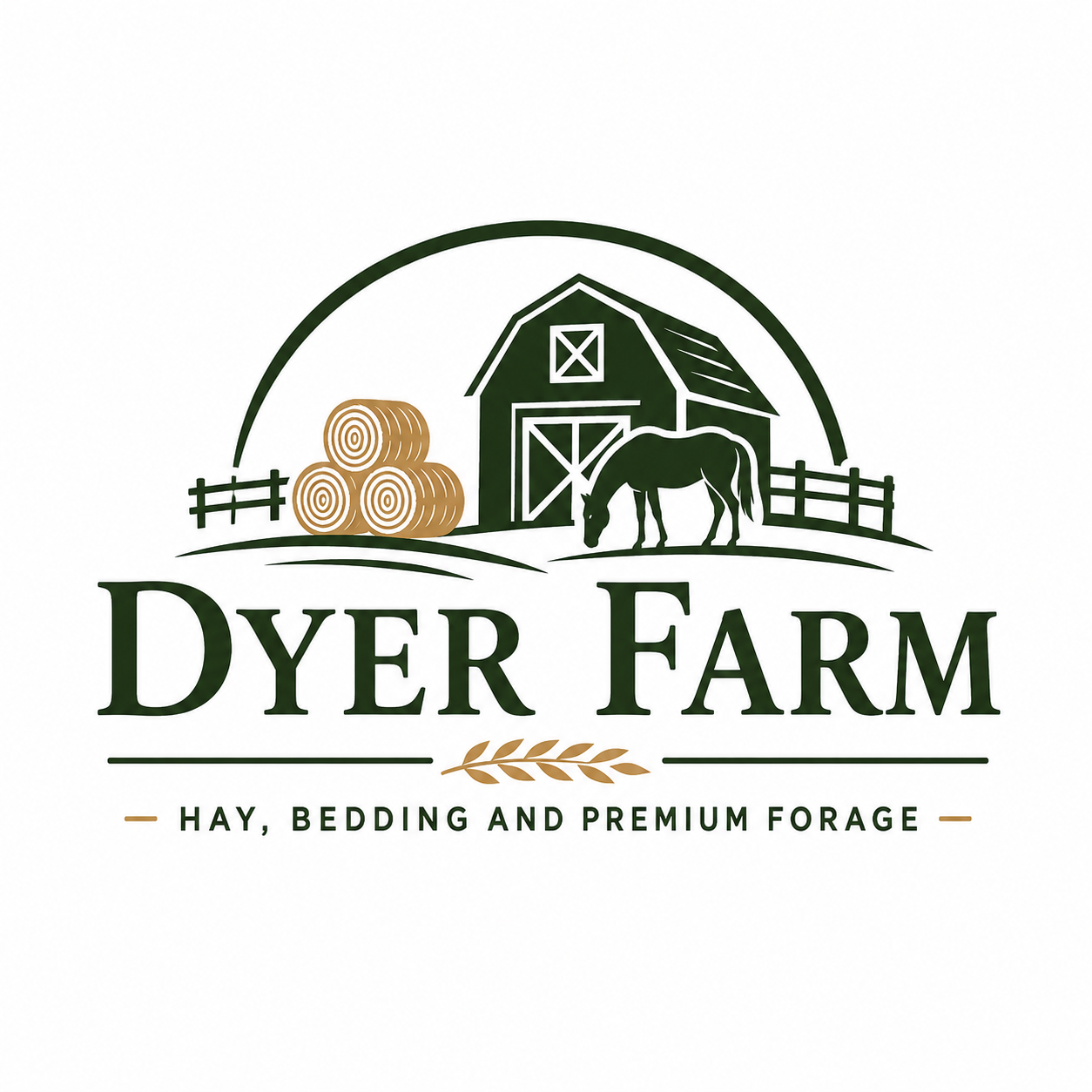 Logo Design by Taha_01 for Dyer Farm | Design #37236012