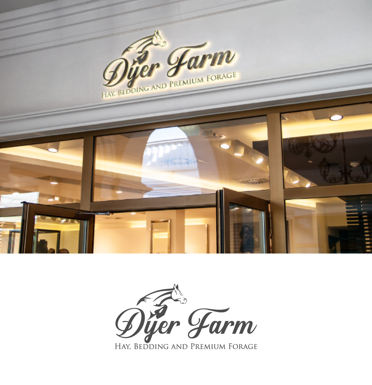 Logo Design by JMN Signatures for Dyer Farm | Design #37253201