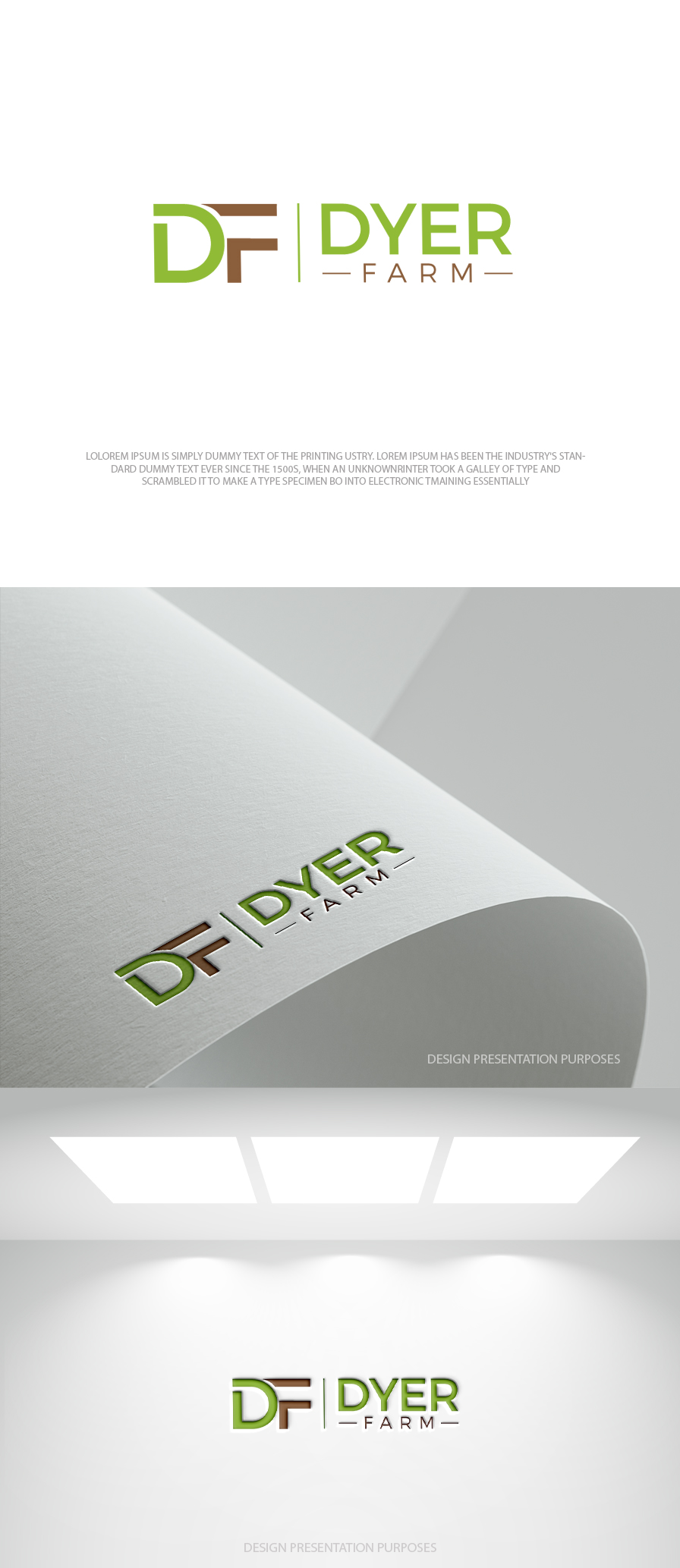 Logo Design by zebronicgraphic for Dyer Farm | Design #37237117