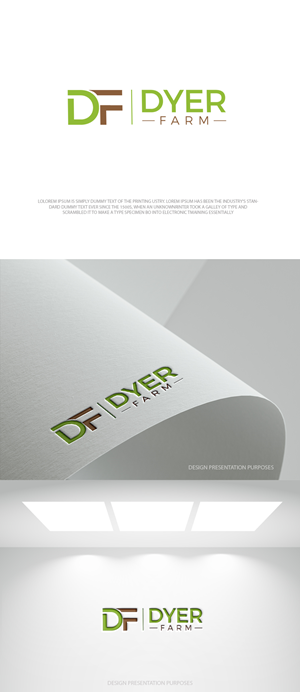 Logo Design by zebronicgraphic for Dyer Farm | Design: #37237117