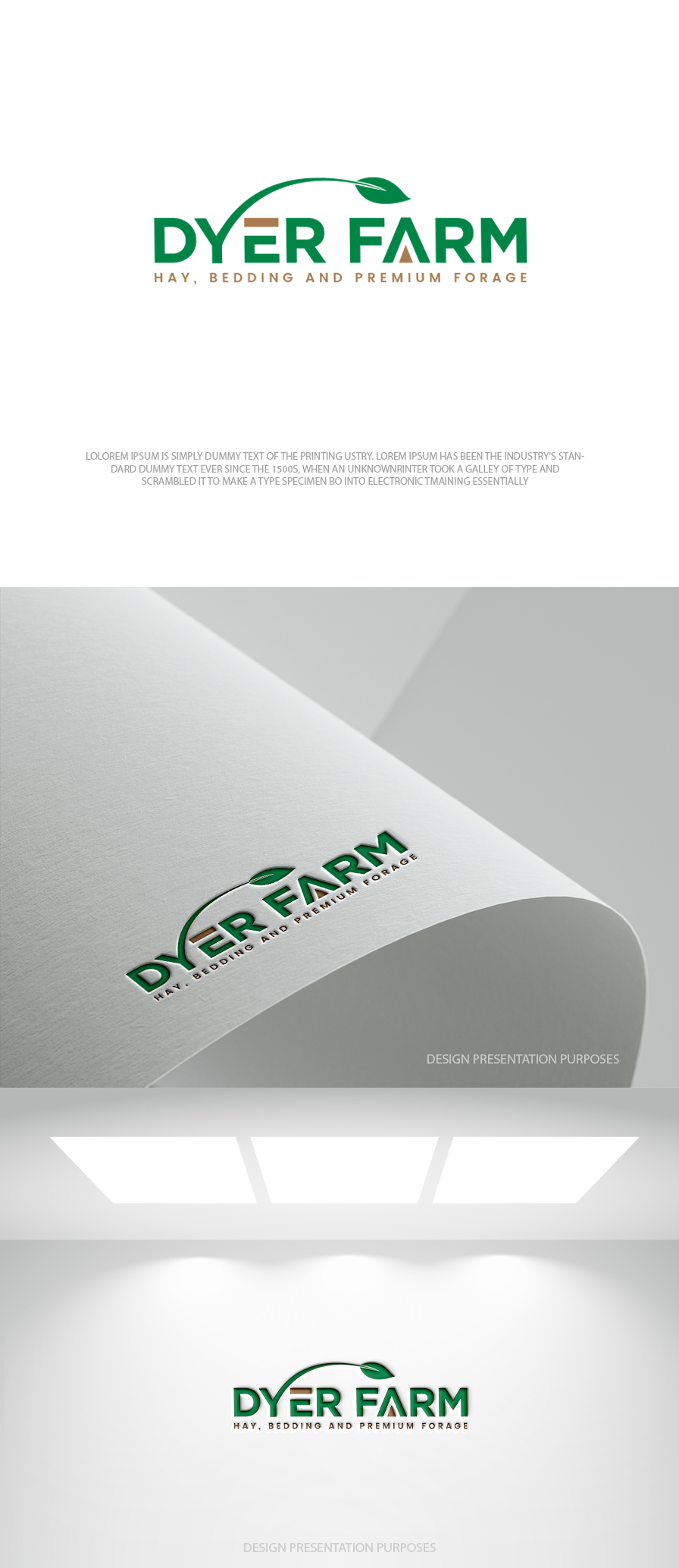 Logo Design by zebronicgraphic for Dyer Farm | Design #37237118