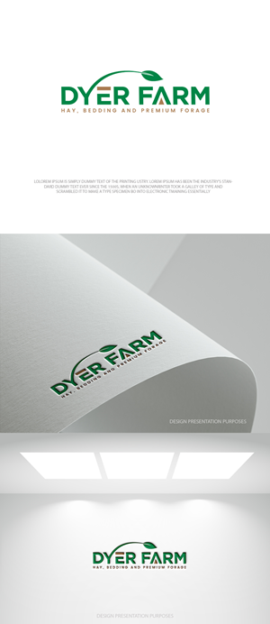 Logo Design by zebronicgraphic for Dyer Farm | Design: #37237118