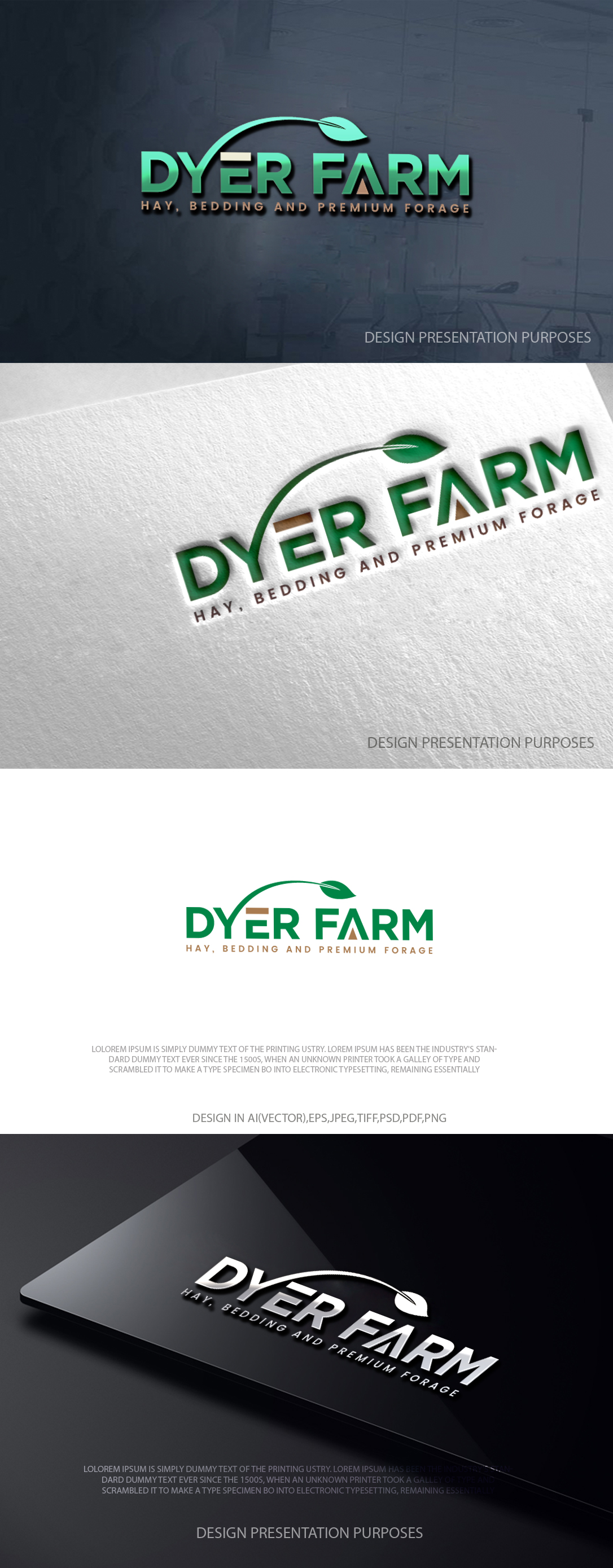Logo Design by zebronicgraphic for Dyer Farm | Design #37237120