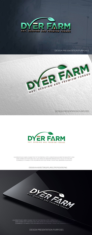 Logo Design by zebronicgraphic for Dyer Farm | Design: #37237120