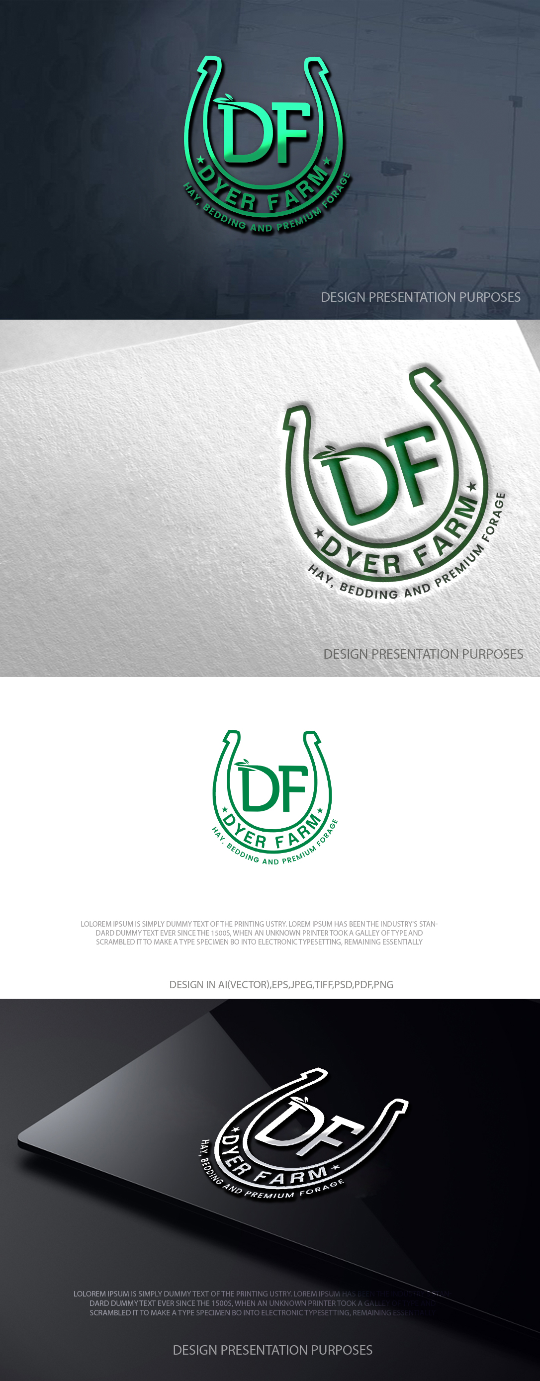 Logo Design by zebronicgraphic for Dyer Farm | Design #37237121