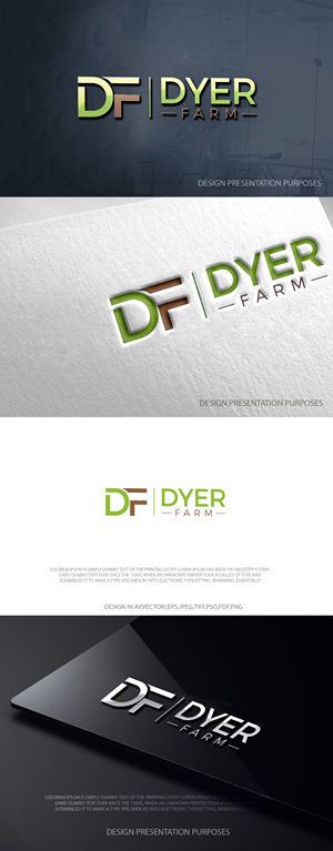 Logo Design by zebronicgraphic for Dyer Farm | Design: #37237124