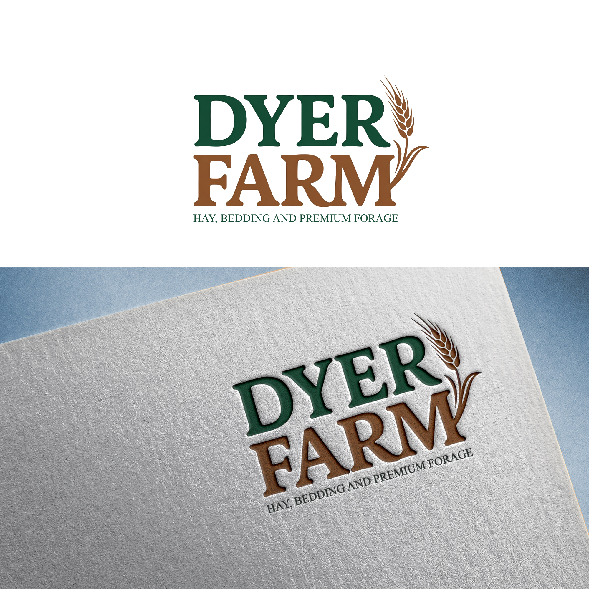 Logo Design by Ultra Creations for Dyer Farm | Design #37240481