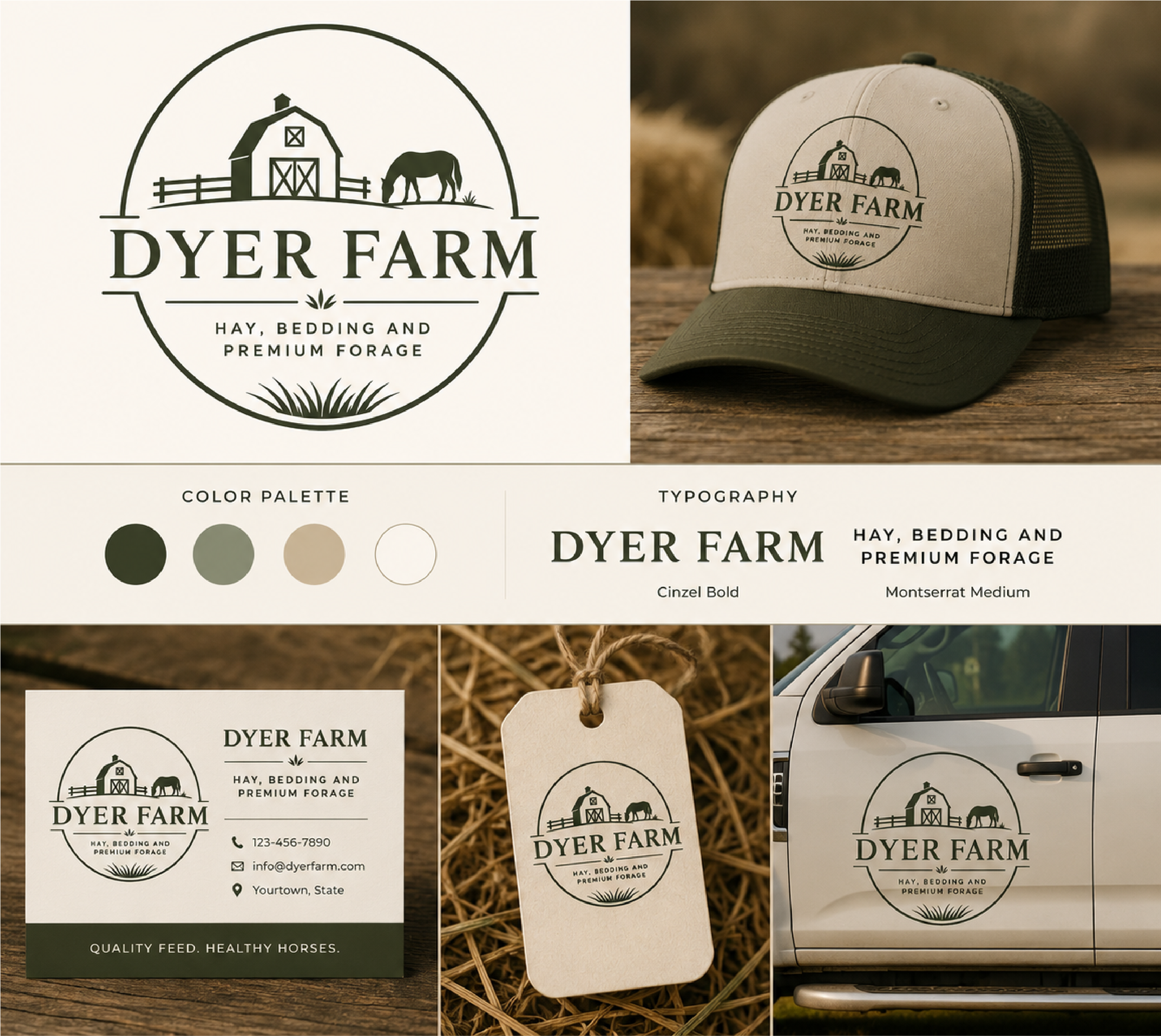 Logo Design by gauravgraphy for Dyer Farm | Design #37239647