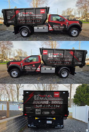 Full Truck Wrap Design for Ford F-600 Switch-N-Go — Roofing &amp; Siding Focus