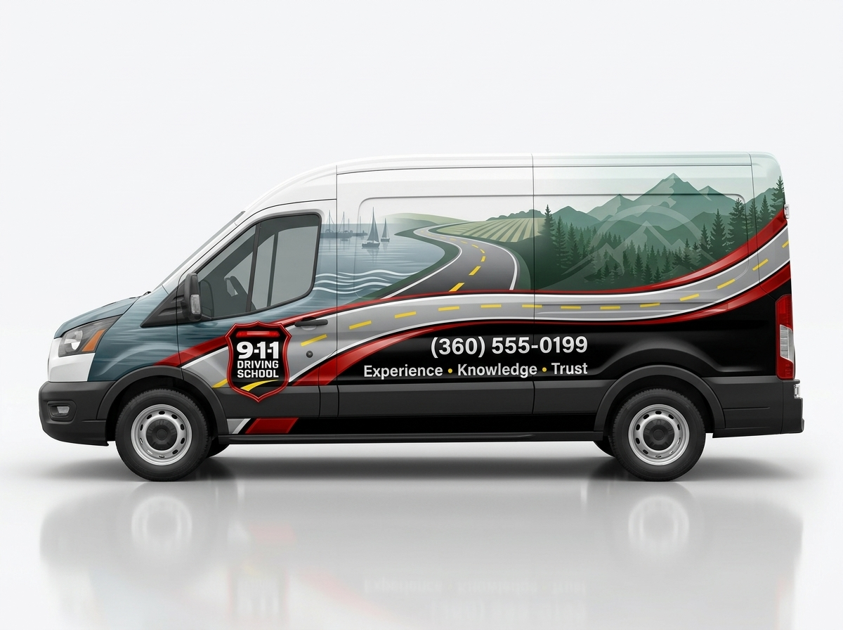 Graphic Design by BEANDESIGN^_^ for Skagit 911 Driving School | Design #37269727