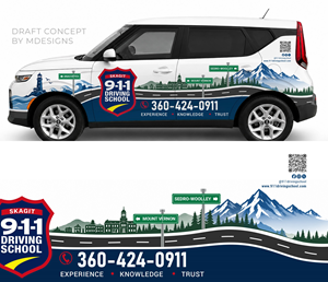 Diseño Gráfico por MDesigns ™ para Skagit 911 Driving School | Diseño: #37250763