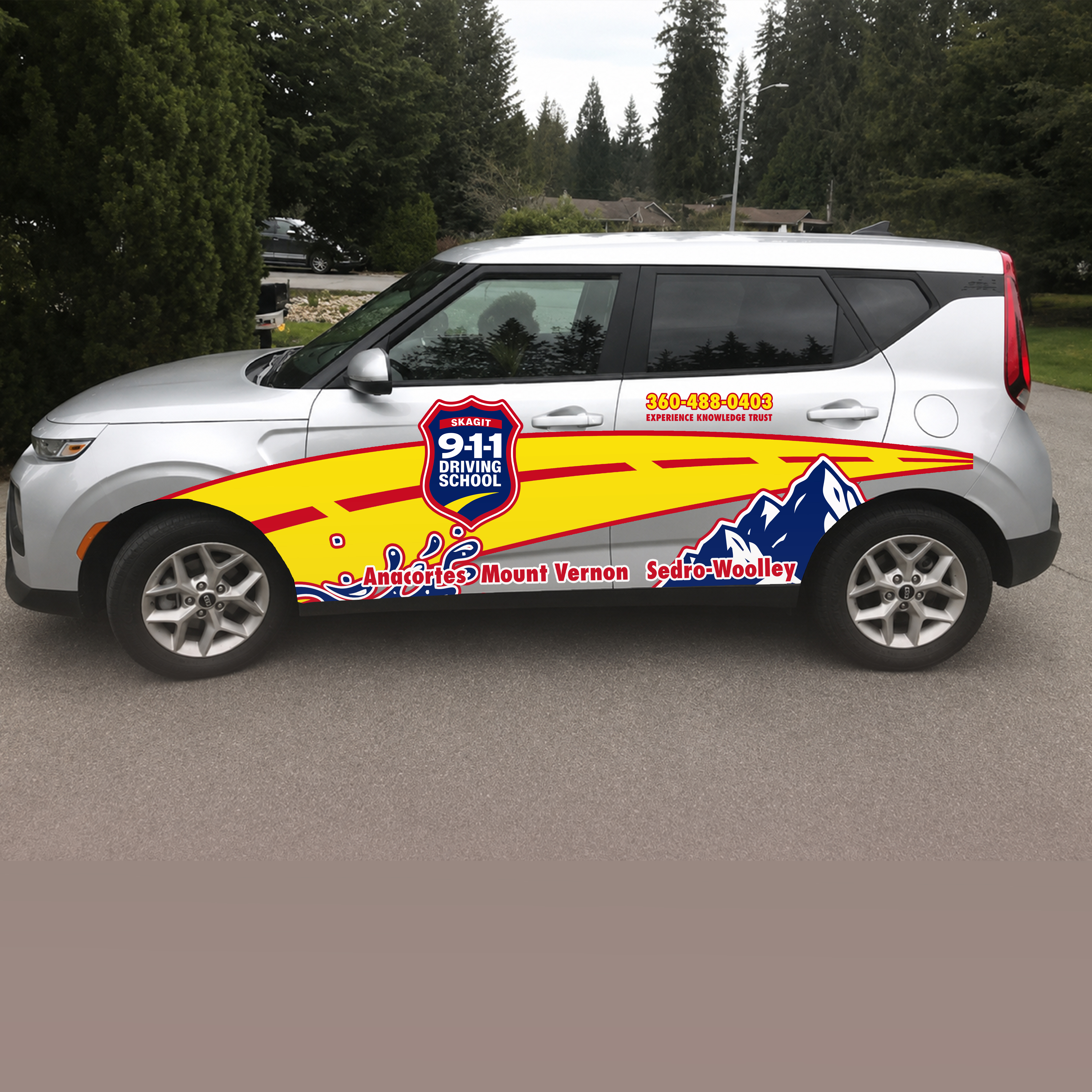 Graphic Design by FLOWSTATE UNION for Skagit 911 Driving School | Design #37274798