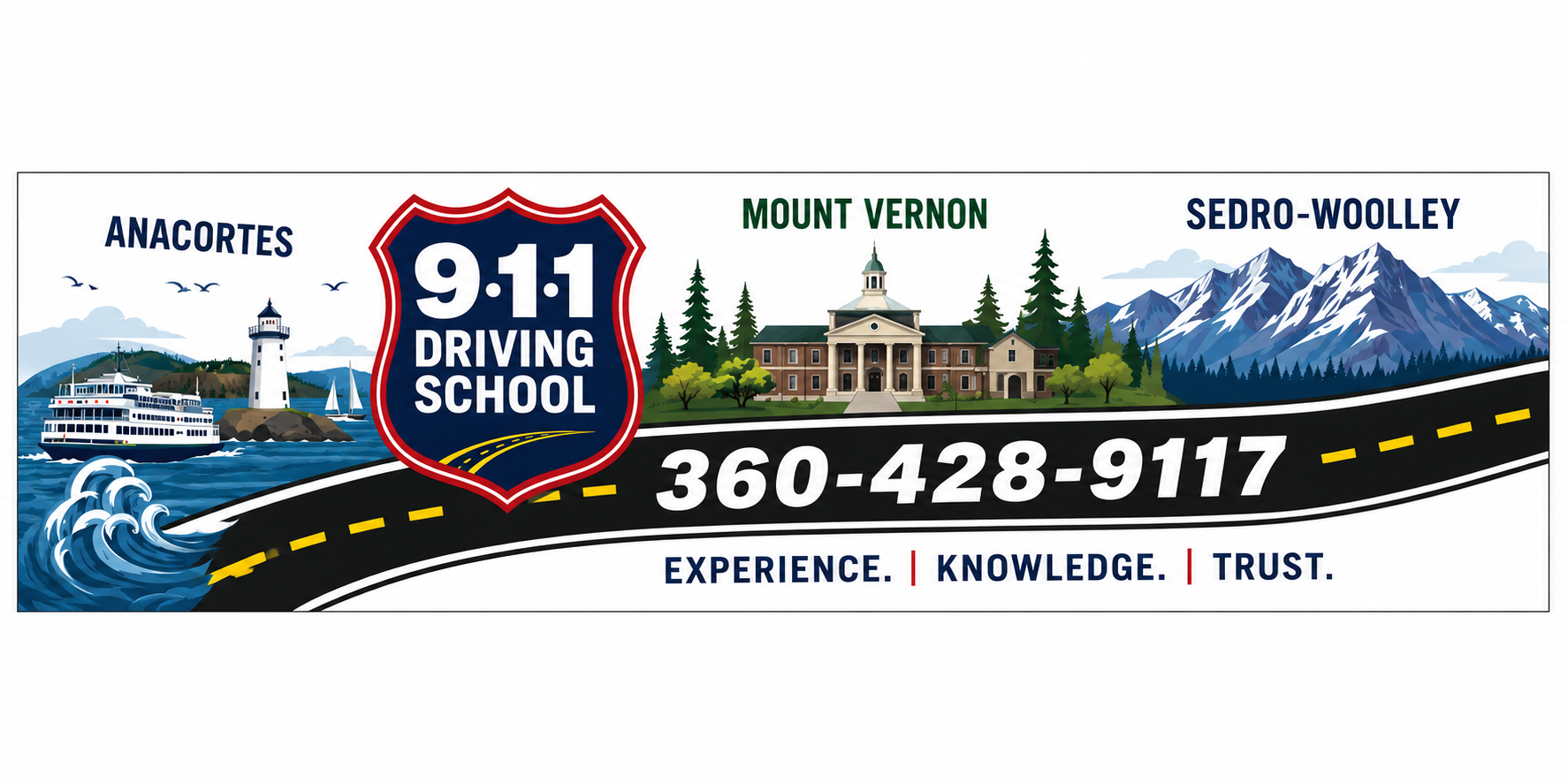 Graphic Design by Arts&Letters for Skagit 911 Driving School | Design #37254595