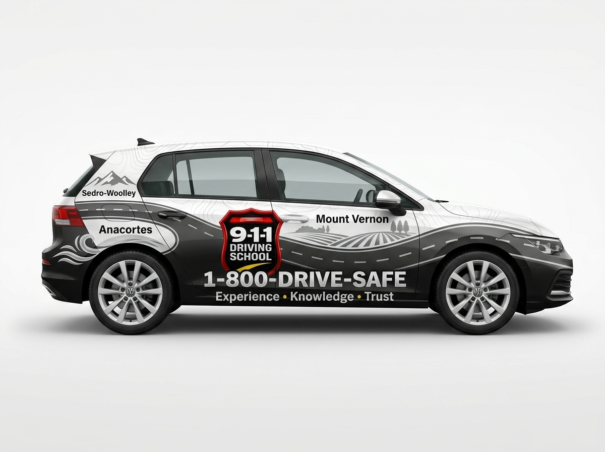 Graphic Design by milan12 2 for Skagit 911 Driving School | Design #37269725