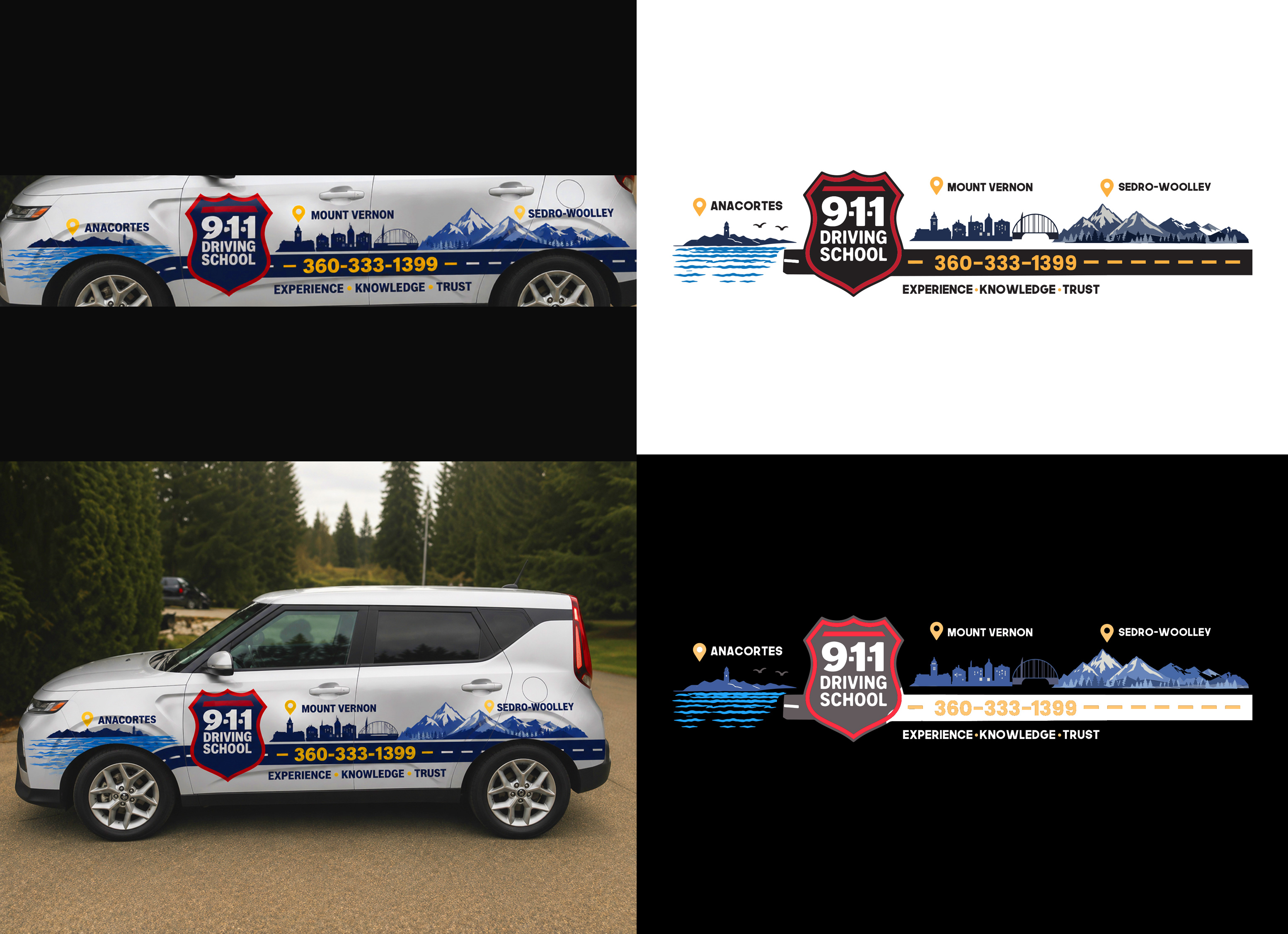 Graphic Design by Wonderful design for Skagit 911 Driving School | Design #37254570