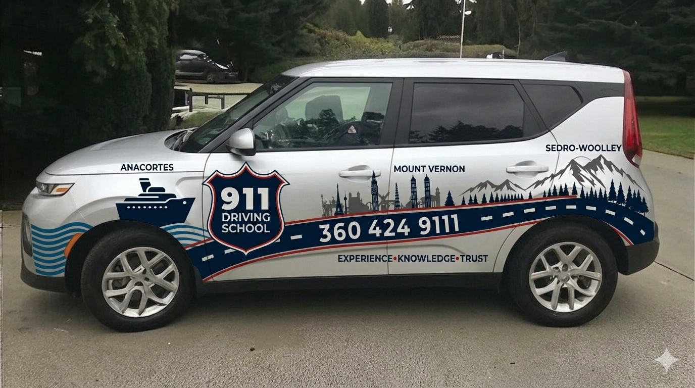 Graphic Design by nkhan7194 for Skagit 911 Driving School | Design #37244542
