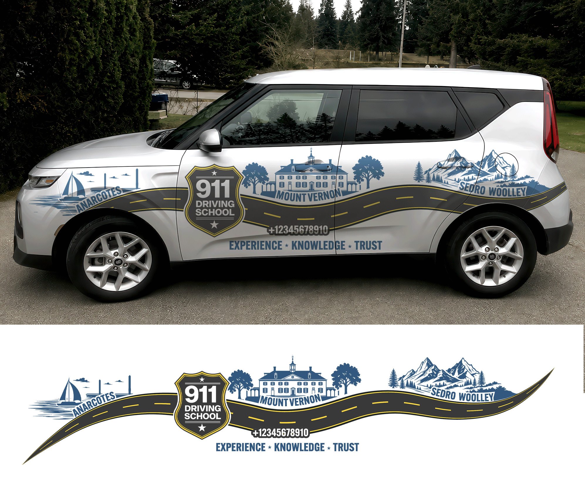 Graphic Design by Rickyy for Skagit 911 Driving School | Design #37245950