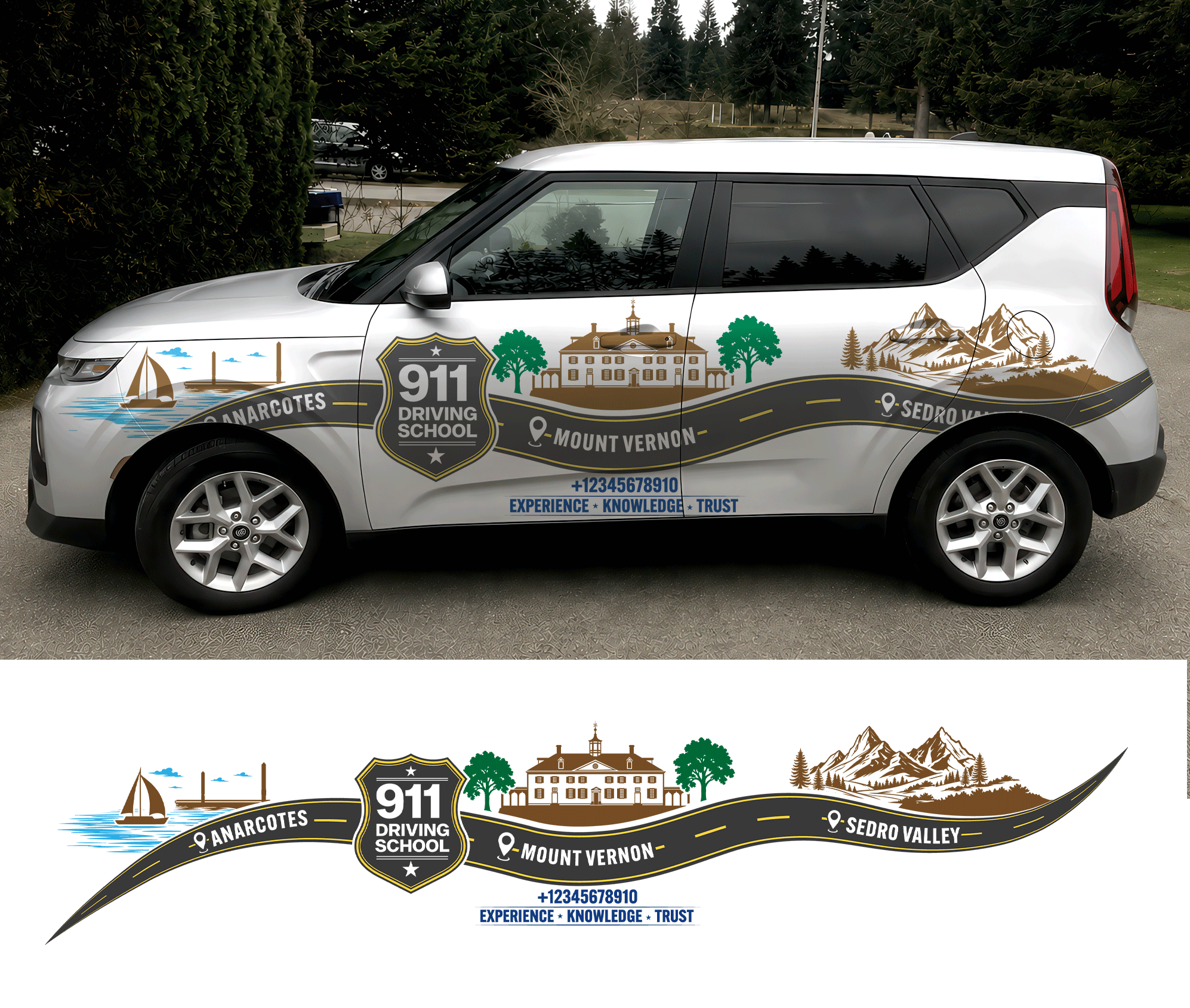 Diseño Gráfico por Rickyy para Skagit 911 Driving School | Diseño #37246090