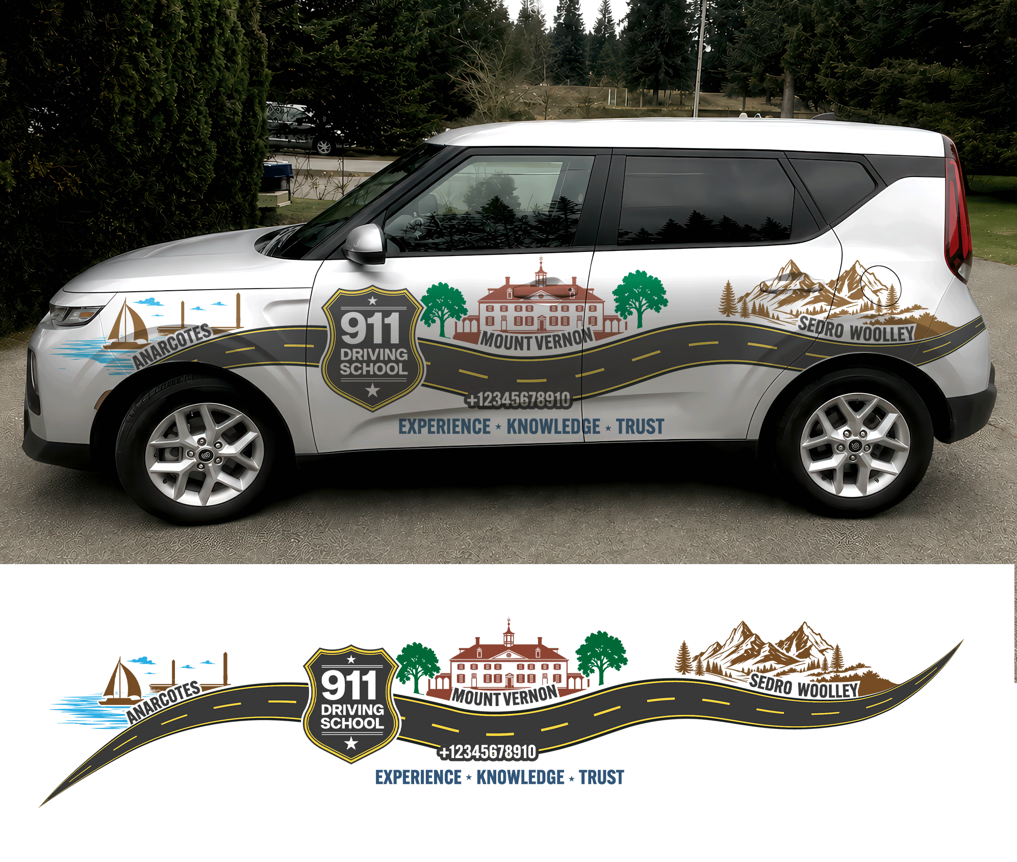 Diseño Gráfico por Rickyy para Skagit 911 Driving School | Diseño #37259362