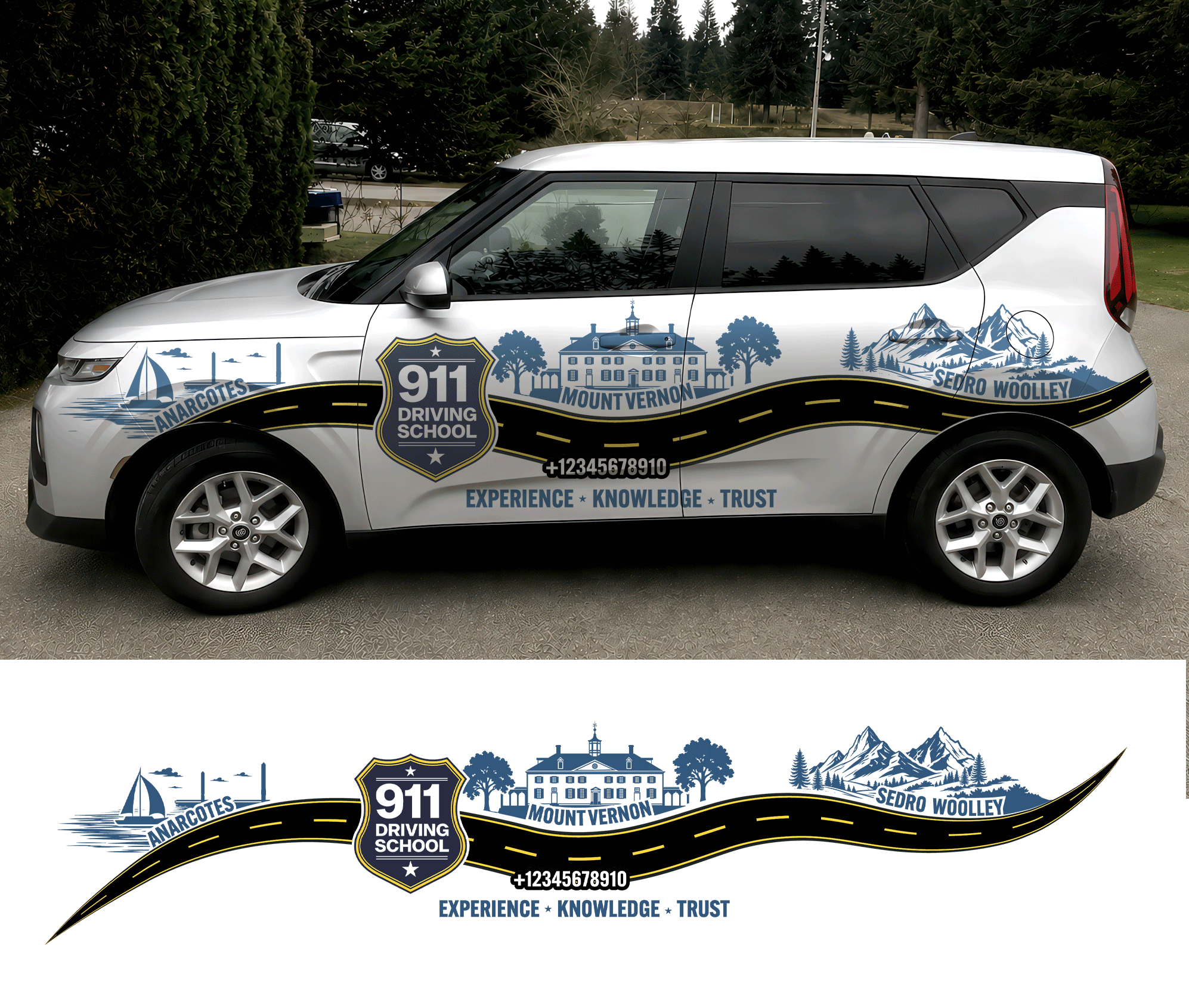 Diseño Gráfico por Rickyy para Skagit 911 Driving School | Diseño #37259364