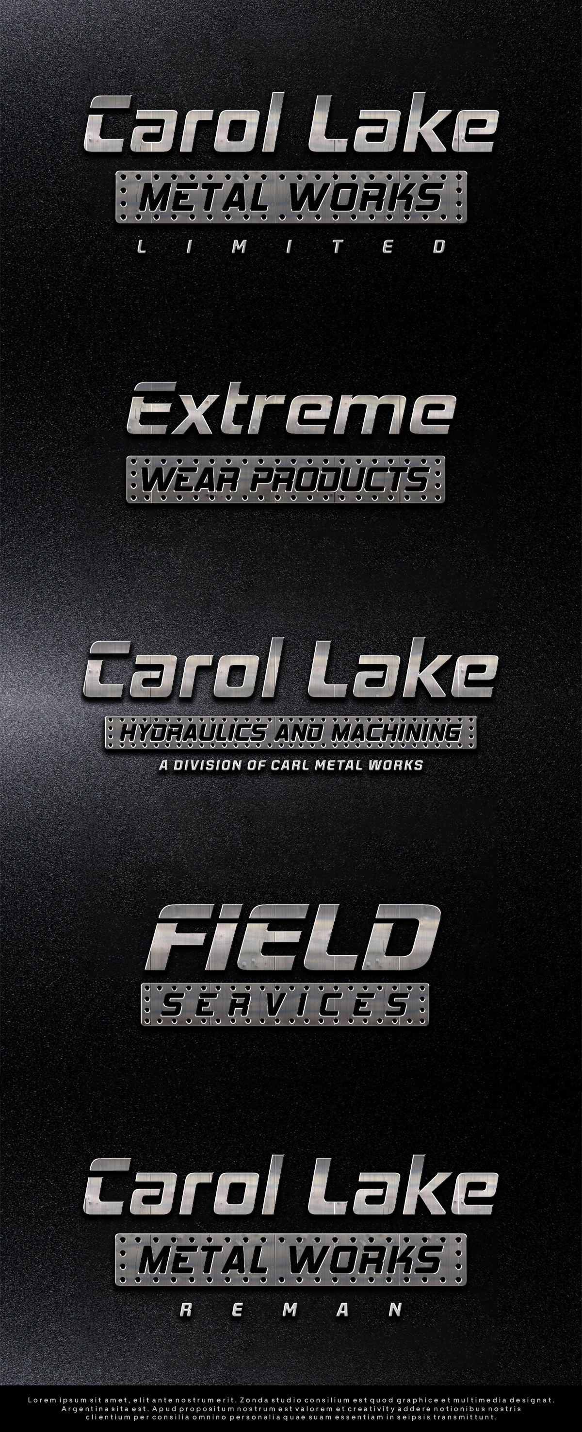 Logo Design by Zonda Studio for Carol lake metal works  | Design #37247518