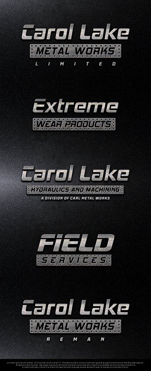 Logo Design by Zonda Studio for Carol lake metal works  | Design: #37247518