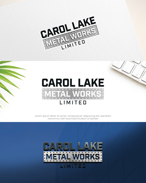 Logo Design by Hamza  Al-Muttalib for Carol lake metal works  | Design: #37248532