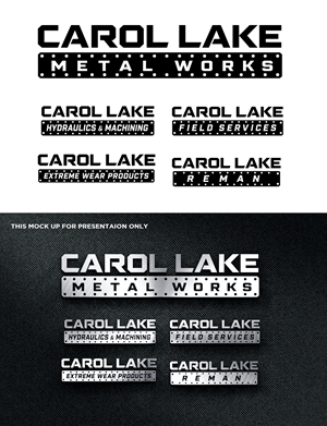 Logo Design by Noor Ezz for Carol lake metal works  | Design: #37245588