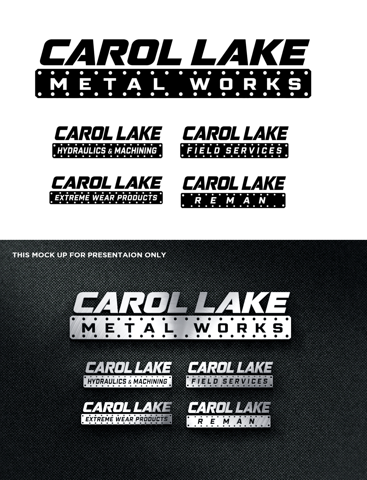 Logo Design by Noor Ezz for Carol lake metal works  | Design #37245589