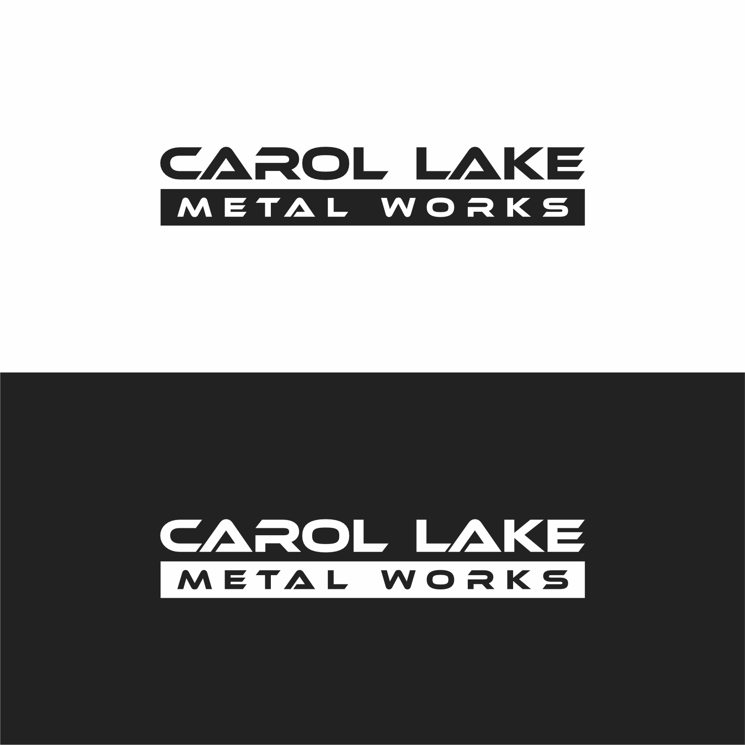 Logo Design by saher khan 2 for Carol lake metal works  | Design #37246045