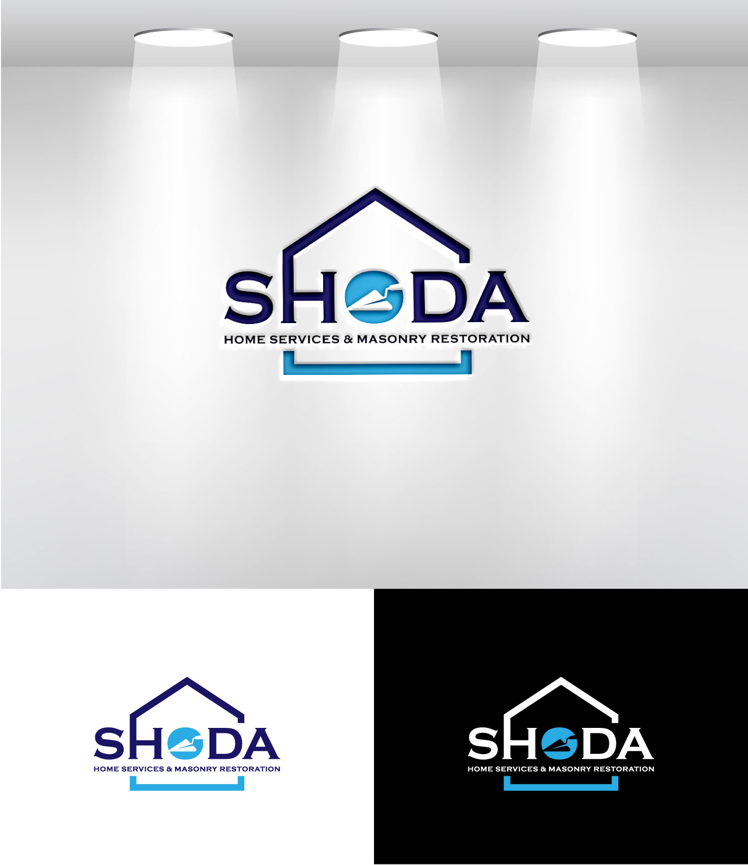 Logo Design by Mi Design1 for Shoda Home Services & Masonry Restoration | Design #37251713