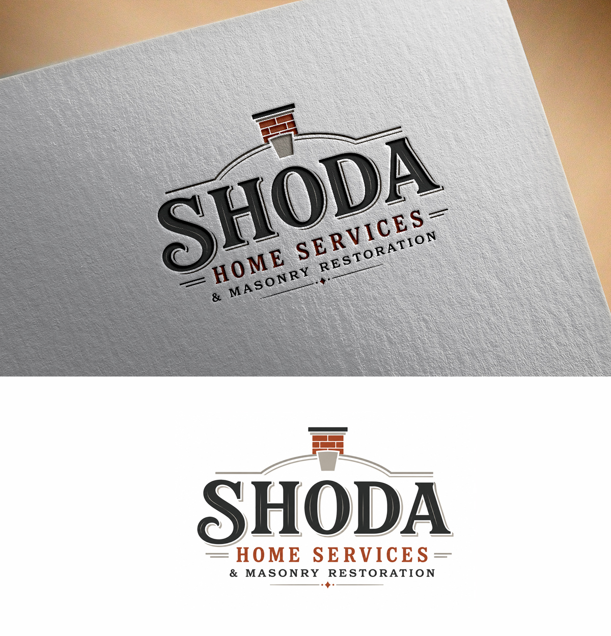 Logo Design by Shahbaz Studios for Shoda Home Services & Masonry Restoration | Design #37250653