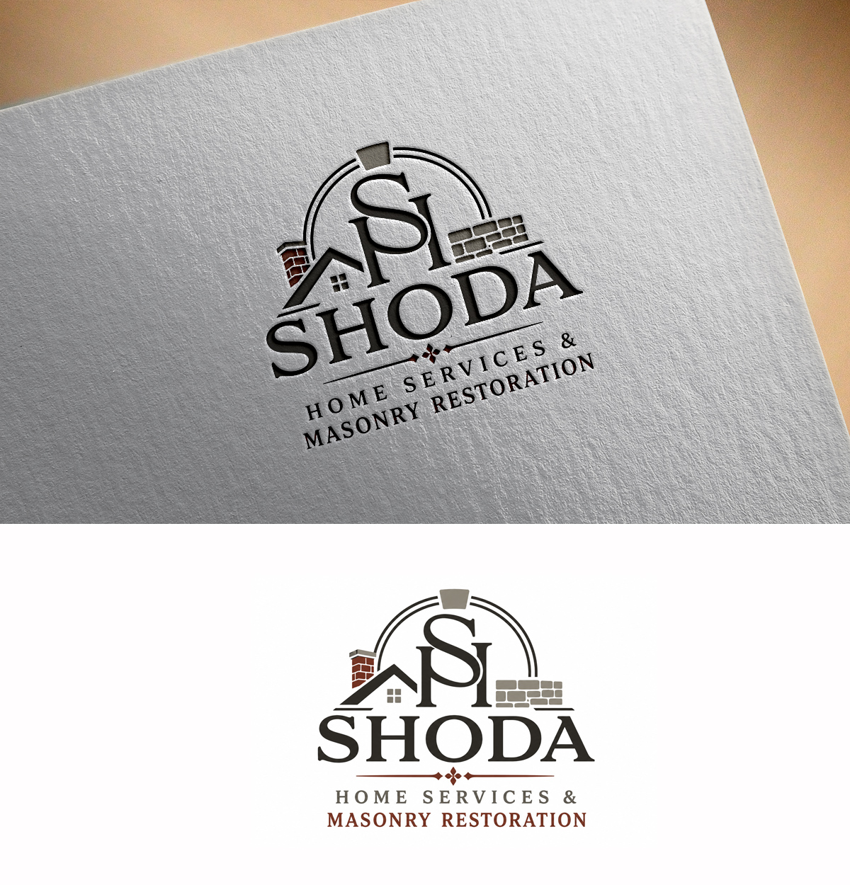 Logo Design by Shahbaz Studios for Shoda Home Services & Masonry Restoration | Design #37250654